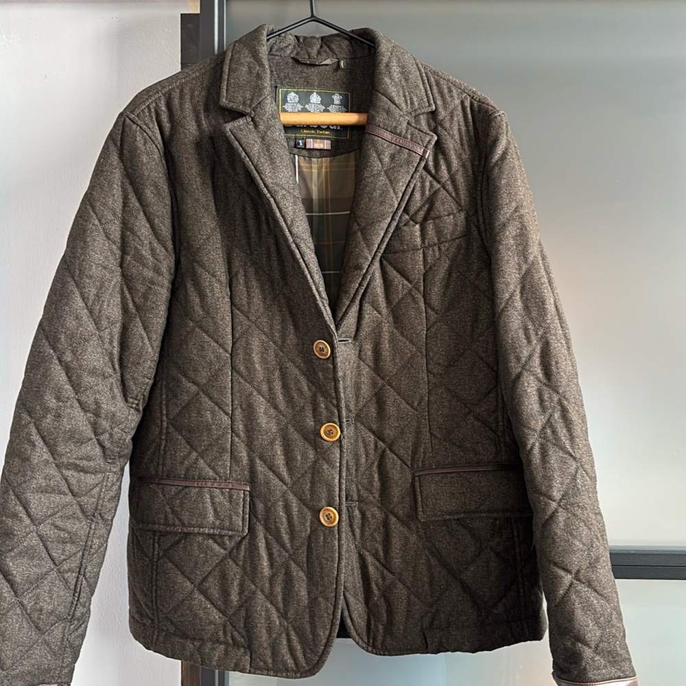 Barbour Riber quilted casual blazer jacket